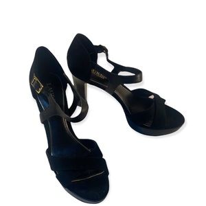 Lauren by Ralph Lauren Leather & Suede Senica Sandal Size 10